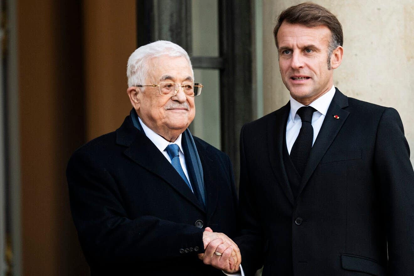 Abbas no prince of peace Netanyahu says after PA chief feted in Paris