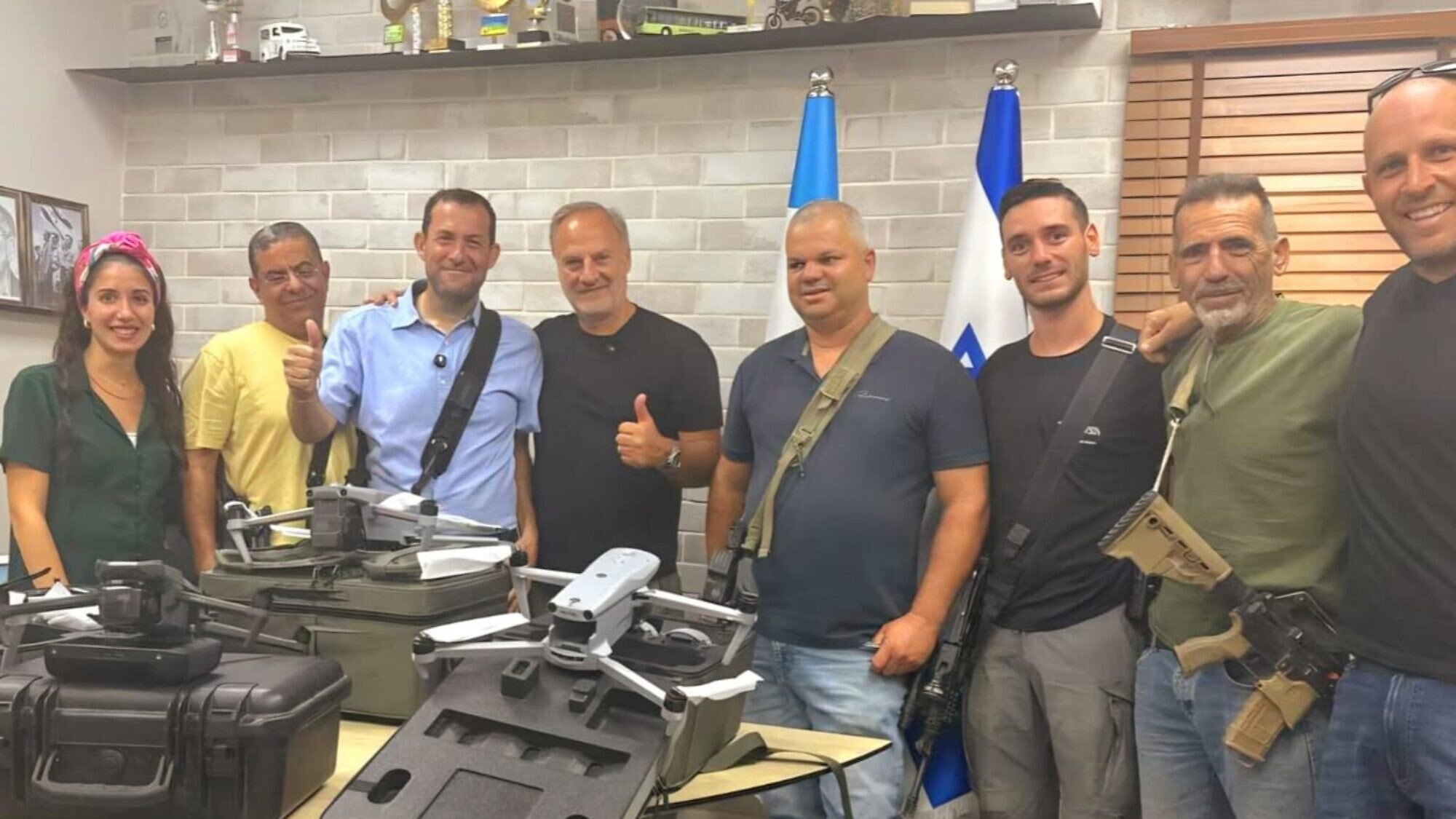 Force multiplier Judea and Samaria leaders deploy drones to keep Israelis safe