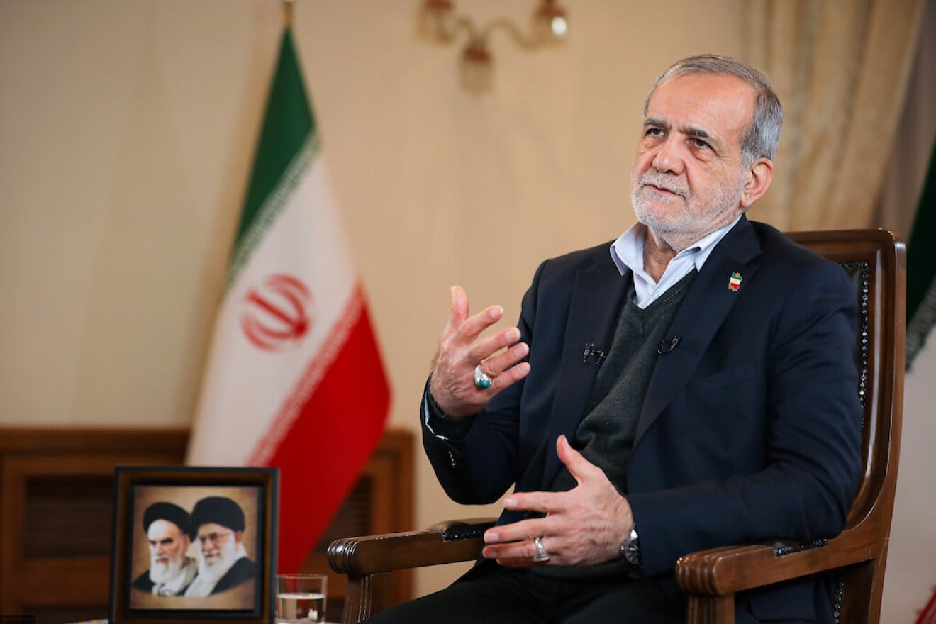 Masoud Pezeshkian, Iranian president, in December 2025. Source: Islamic Republic official publication.