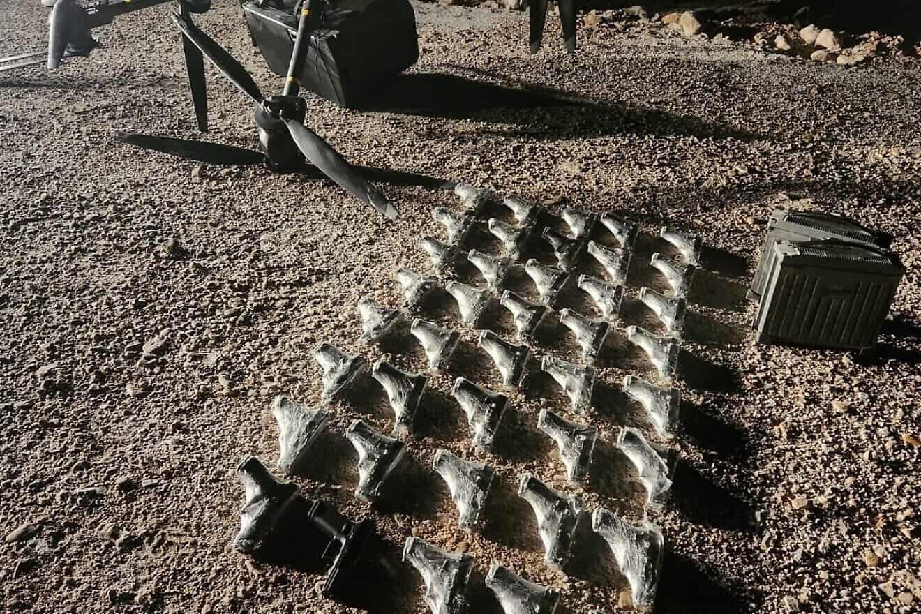 IDF intercepts drone smuggling weapons from Jordan