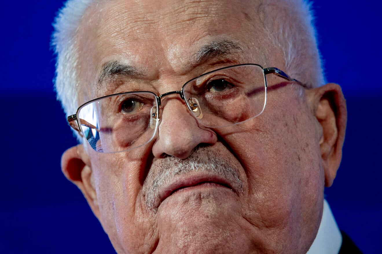 Palestinian Authority head Mahmoud Abbas delivers a speech at the Atreju political festival organized by the Brothers of Italy party near Castel Sant'Angelo in Rome on Dec. 12, 2025. Photo by Antonio Masiello/Getty Images. Palestinian Authority head Mahmoud Abbas delivers a speech at the Atreju political festival organized by the Brothers of Italy party near Castel Sant'Angelo in Rome on Dec. 12, 2025. Photo by Antonio Masiello/Getty Images.