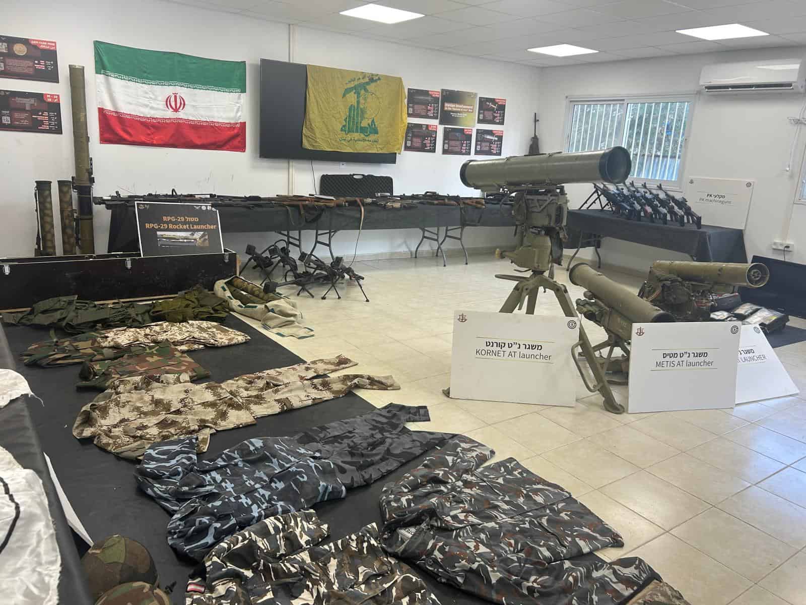 'Ready for imminent war': IDF displays captured terrorist weaponry ...