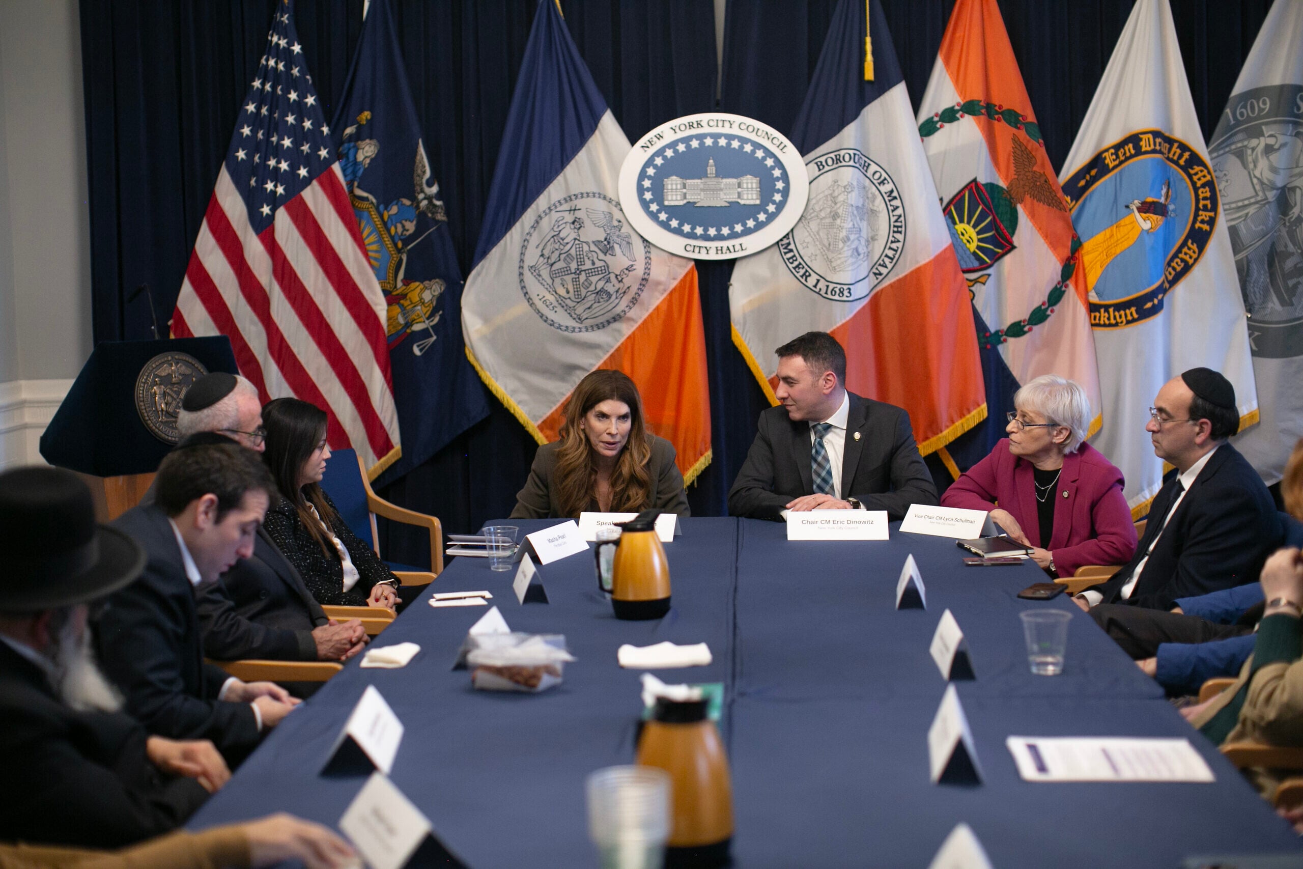 ‘First time in a long time,’ NYC Council Jewish caucus talks needs, challenges with Jewish groups