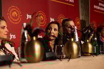 Fleur Hassan-Nahoum
at the JNS International Policy Summit 2025. Sunday, April 28. Photo by Yuval Chen. Fleur Hassan-Nahoum at the JNS International Policy Summit 2025. Sunday, April 28. Photo by Yuval Chen.